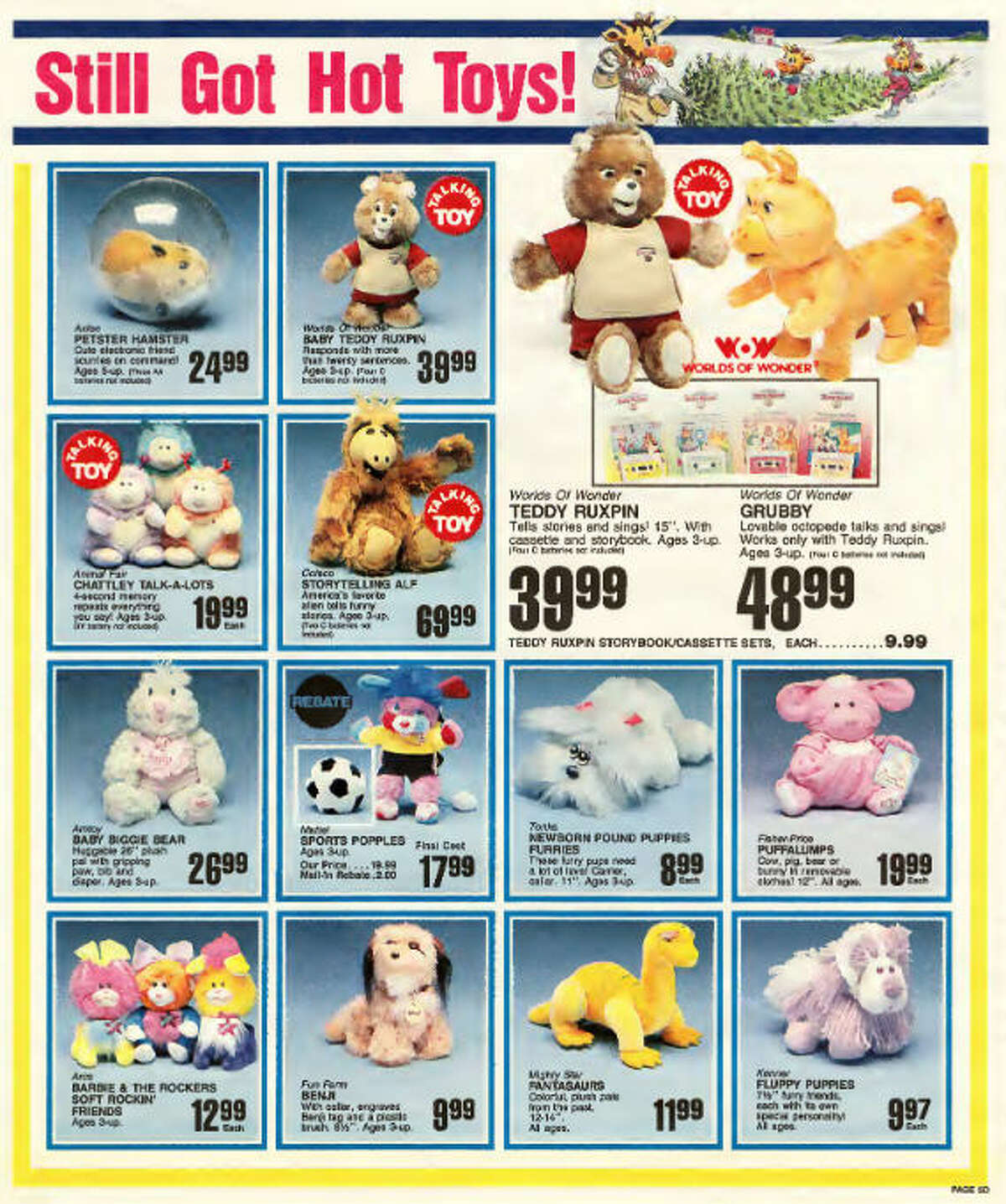 Toys 'R' Us catalog shows the hottest toys of 1987