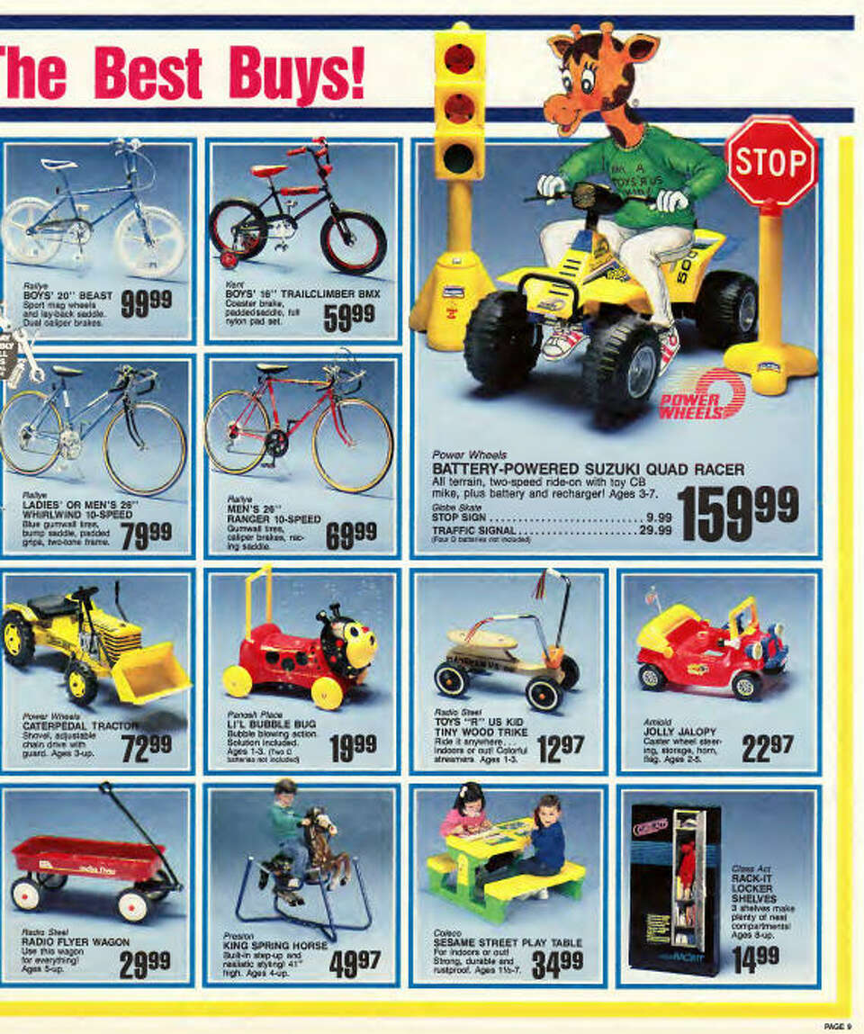 Toys 'R' Us catalog shows the hottest toys of 1987