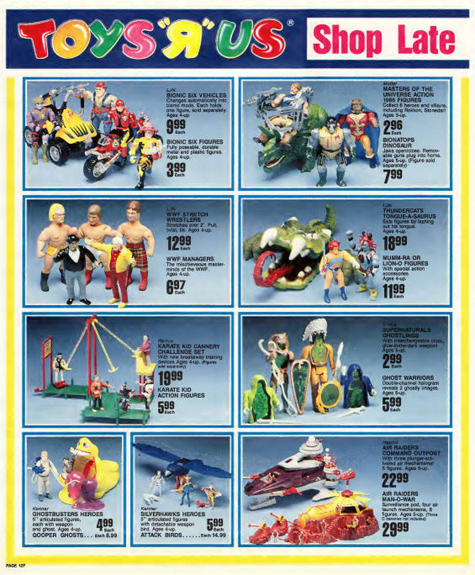 Toys 'R' Us catalog shows the hottest toys of 1987