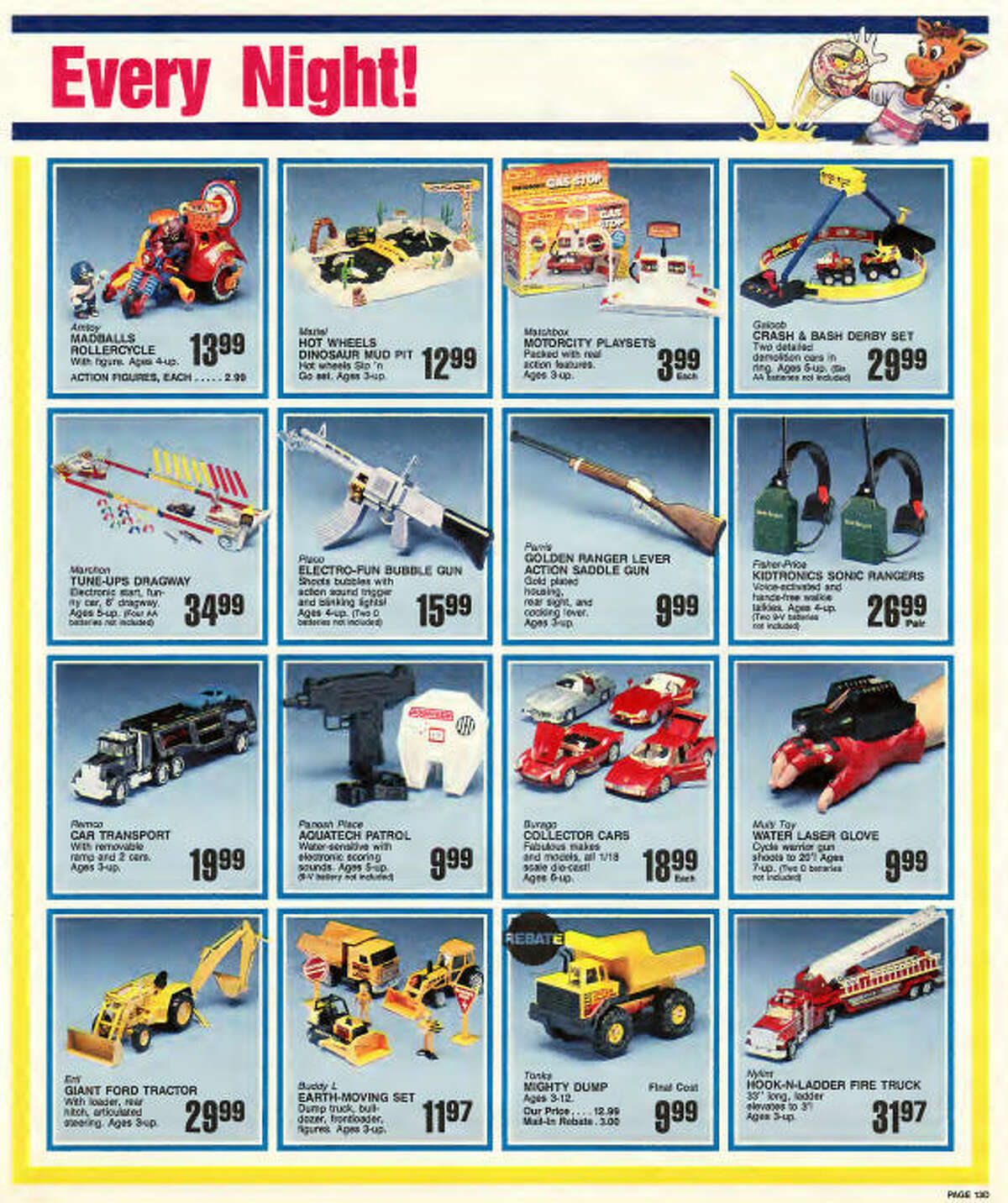 A user of the Archive.org website scanned a 1987 Toys 'R' Us flyer from that year's holiday season, filled with toys that would make millennials swoon for their bygone childhood. 
