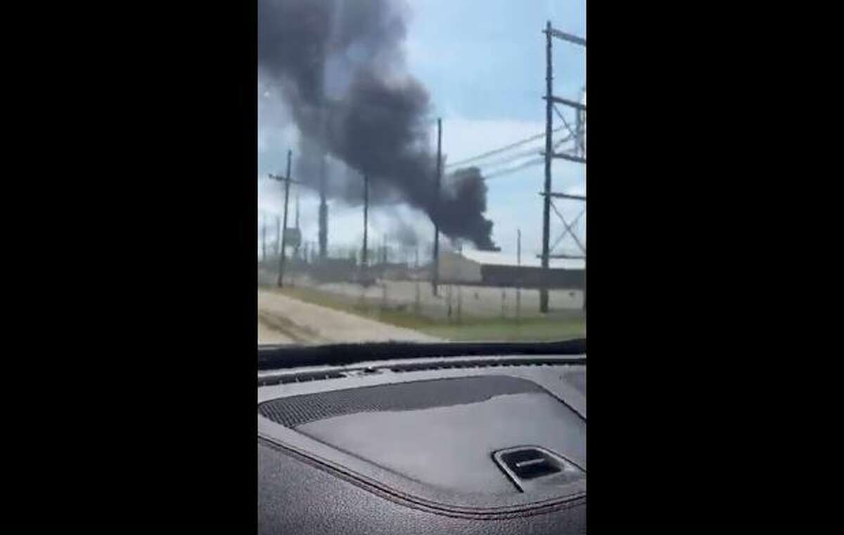 Video posted by the Beaumont Enterprise on Facebook shows Valero Energy Corp.’s Port Arthur refinery on fire on Tuesday, Sept. 19, 2017.
