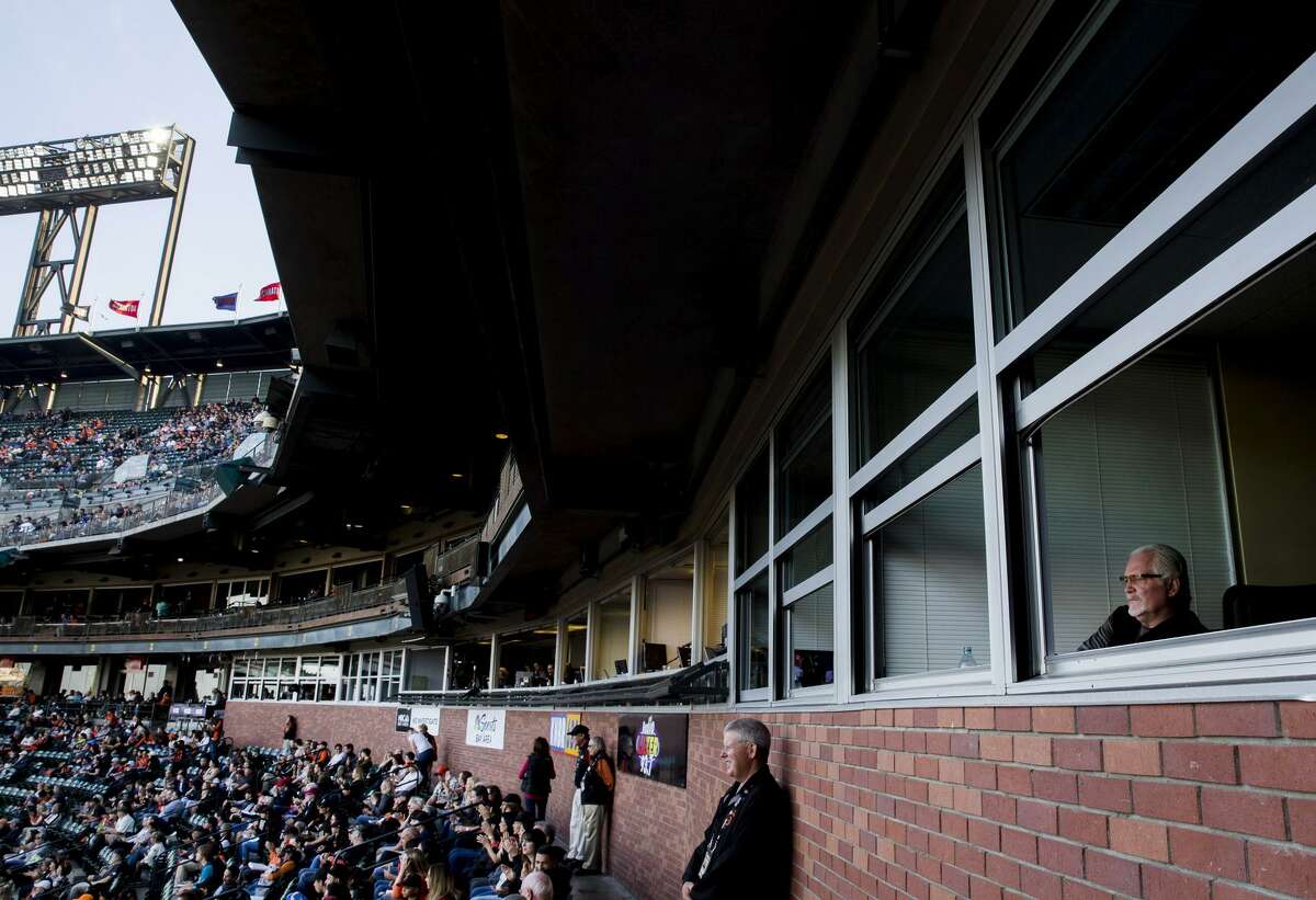 Giants executive Brian Sabean (right) said, “Whatever culture we created, whatever atmosphere, that window is closed.”