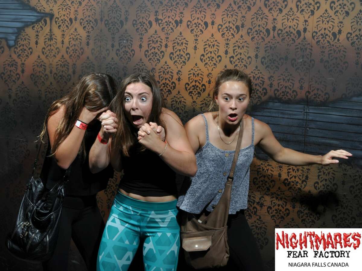 Halloween is the spookiest time of year, and visitors to the Nightmares Fear Factory in Niagara Falls, Canada experienced first-hand fright that was hilariously captured on hidden camera for all to see.