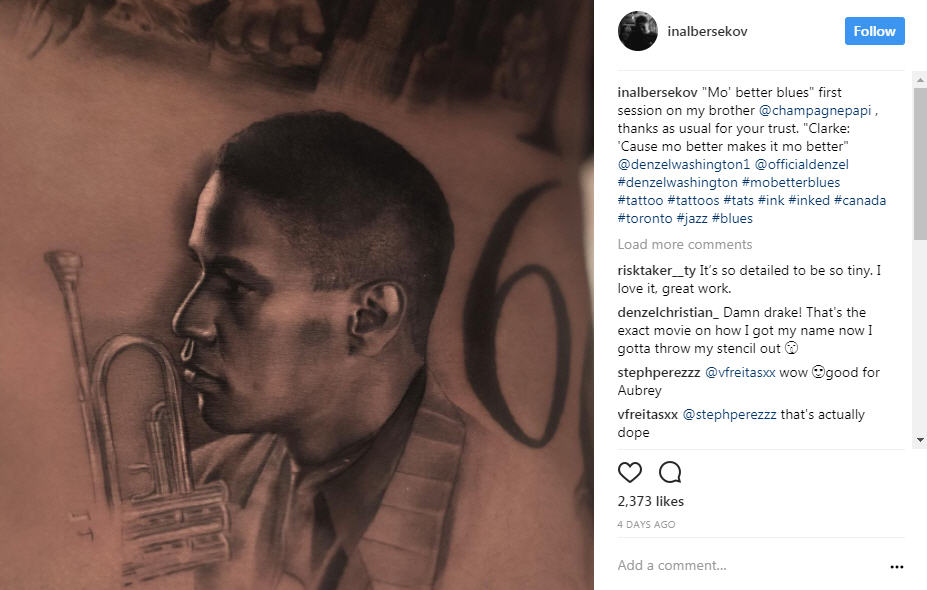 Drake Debuts New Face Tattoo Dedicated to His Mom