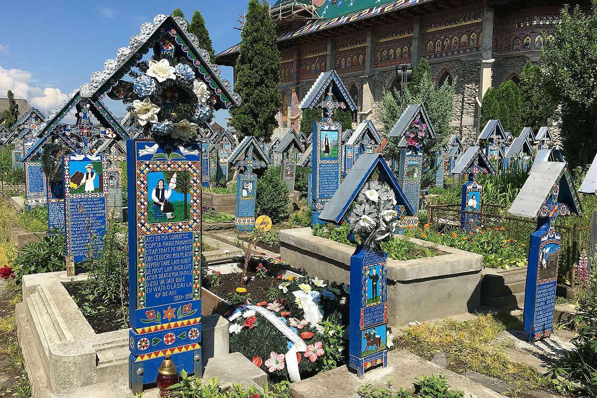 This irreverent "Merry Cemetery" in the north of Romania is a celebration of life.