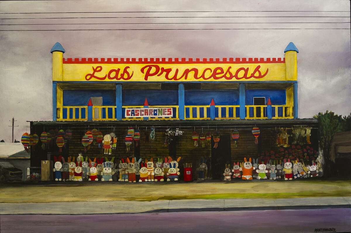 “Las Princesas,” by Ana Fernandez depicts a West Side party favor store.