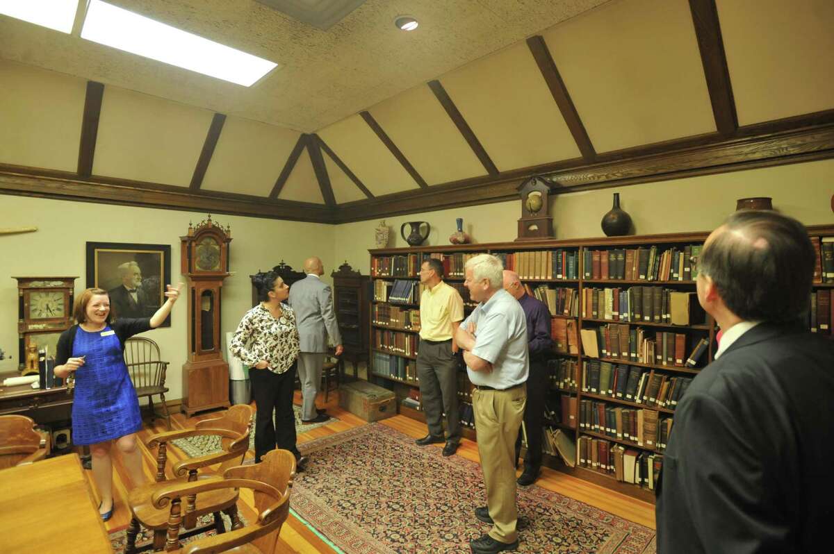Torrington Library Rotary Club for tour