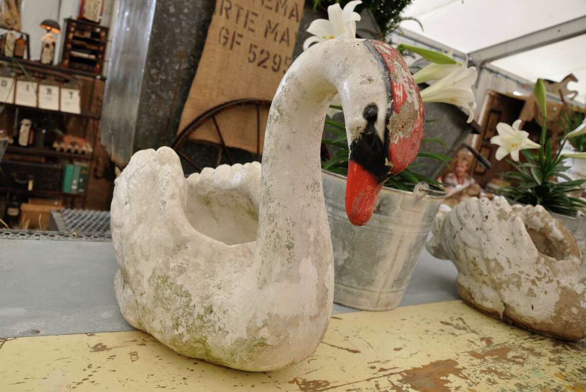 You'll find garden antiques at Marburger Farm during Texas Antiques Week in and around Round Top.