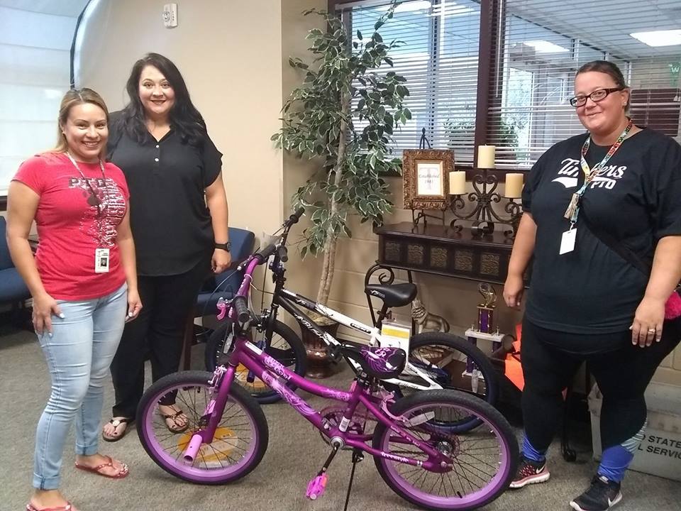Atascocita's Timber Elementary students peddle toward perfect attendance