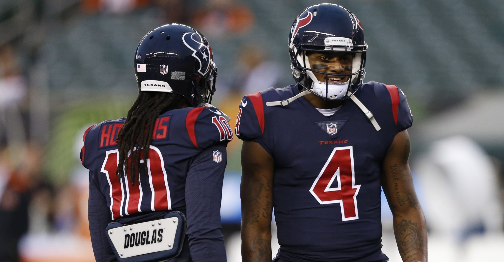 Deshaun Watson talks possibility of DeAndre Hopkins joining him in  Cleveland: 'We'd love to have him'