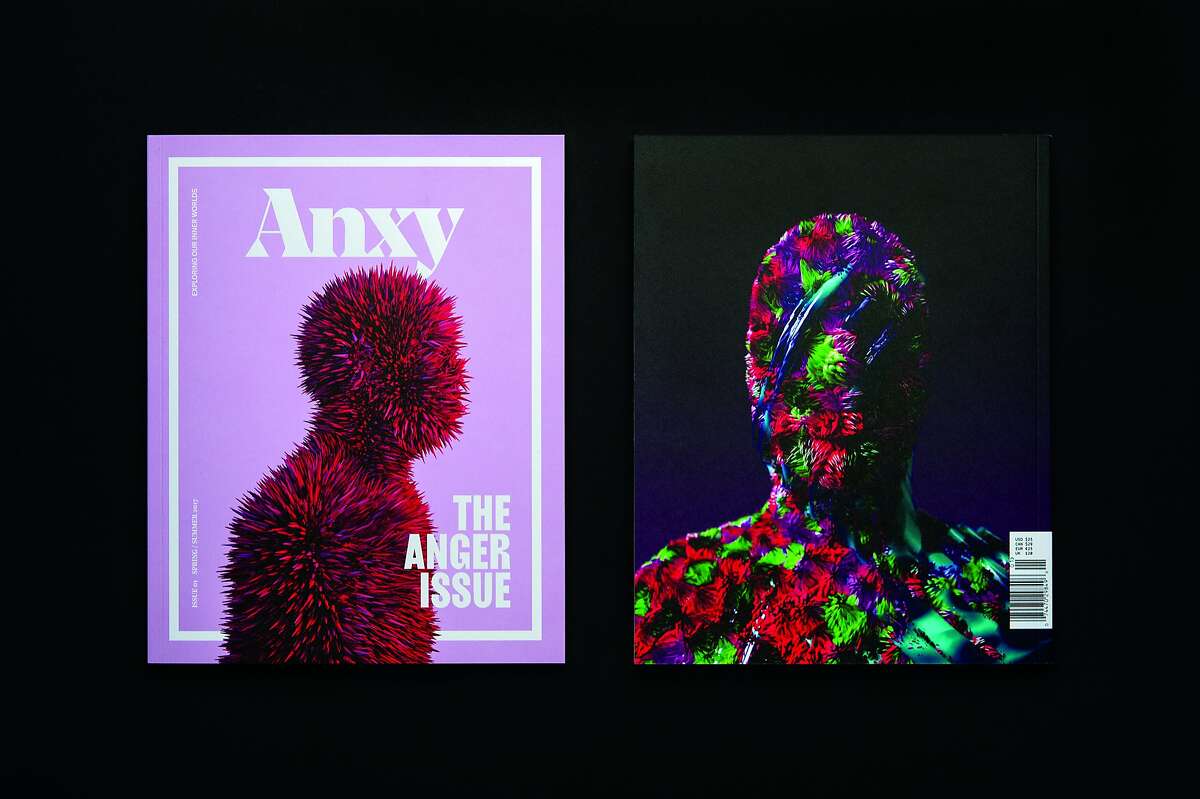 Anxy is a new Berkeley publication that tackles mental health and emotional issues. These images are from its Spring/Summer 2017 issue. Credit: Anxy magazine