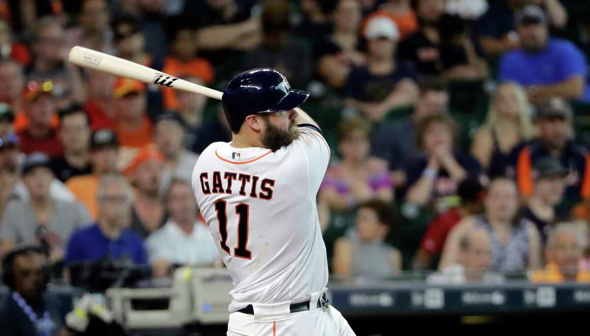 HOU@CLE: Astros strike early on Gattis' two-run homer 