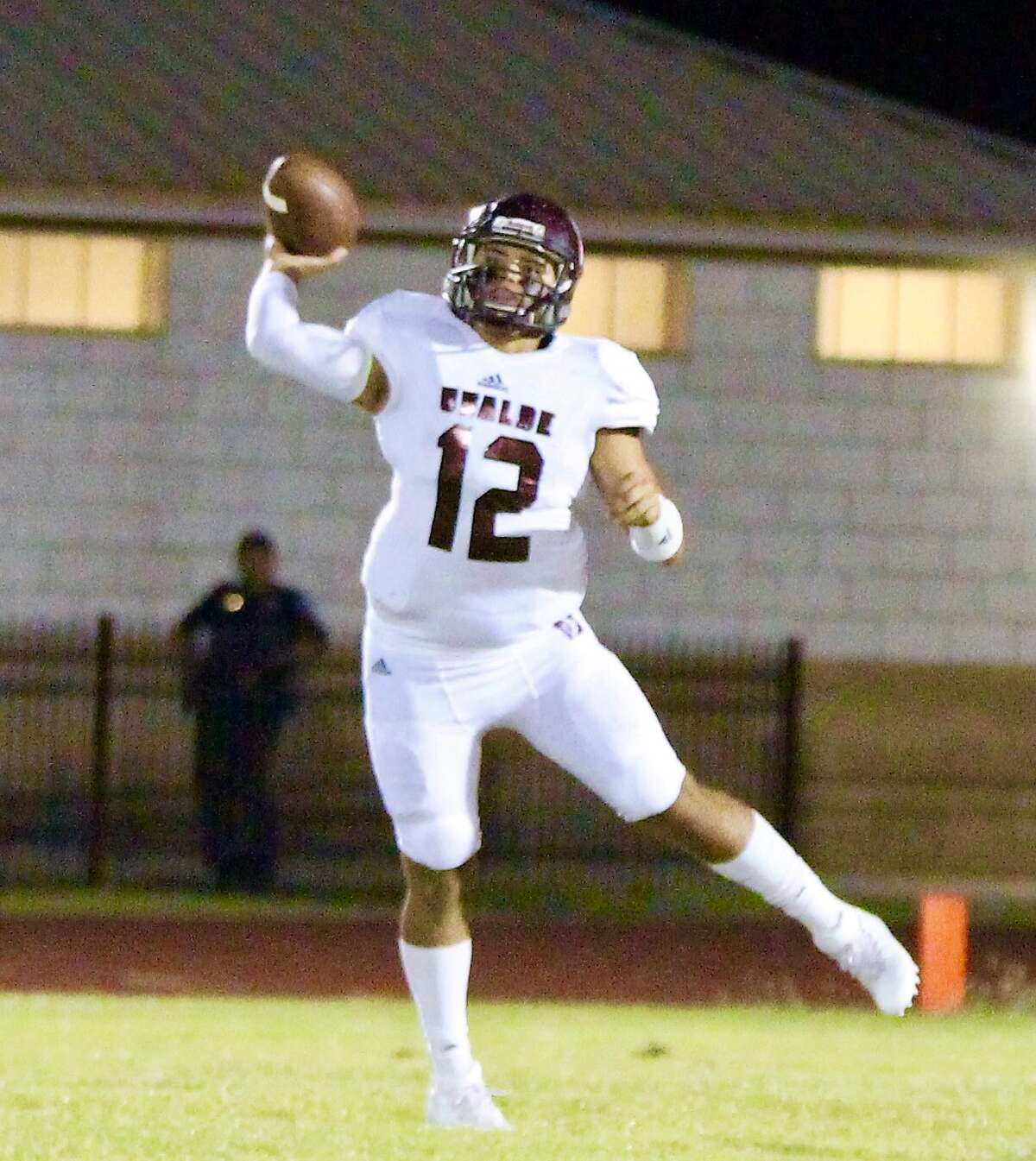Michael Mata - Uvalde Coyotes, Sr. Mata was the area’s top passer in yardage, completing 195 of 367 passes for 3,150 yards with 29 touchdowns and 13 interceptions.