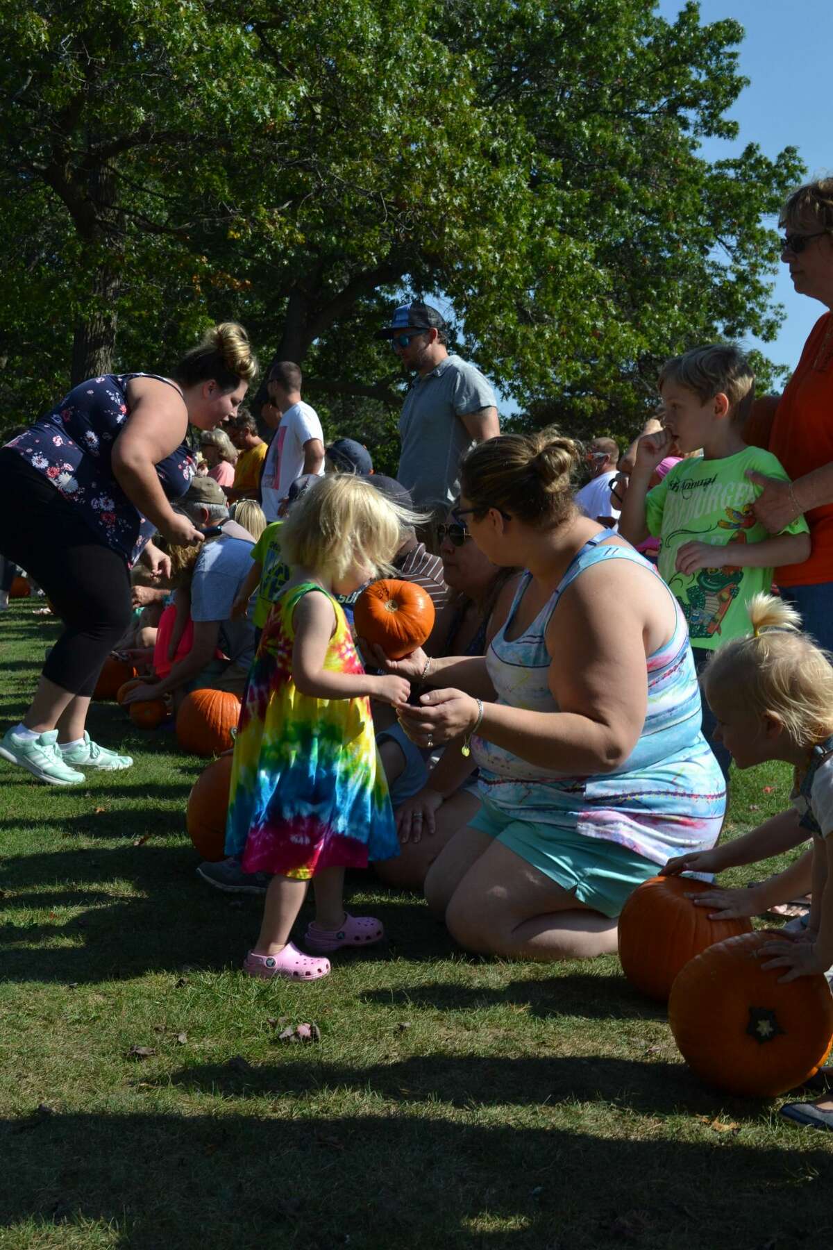 Pumpkins rolled through Caseville over the weekend for the city's annual Pumpkin Festival.