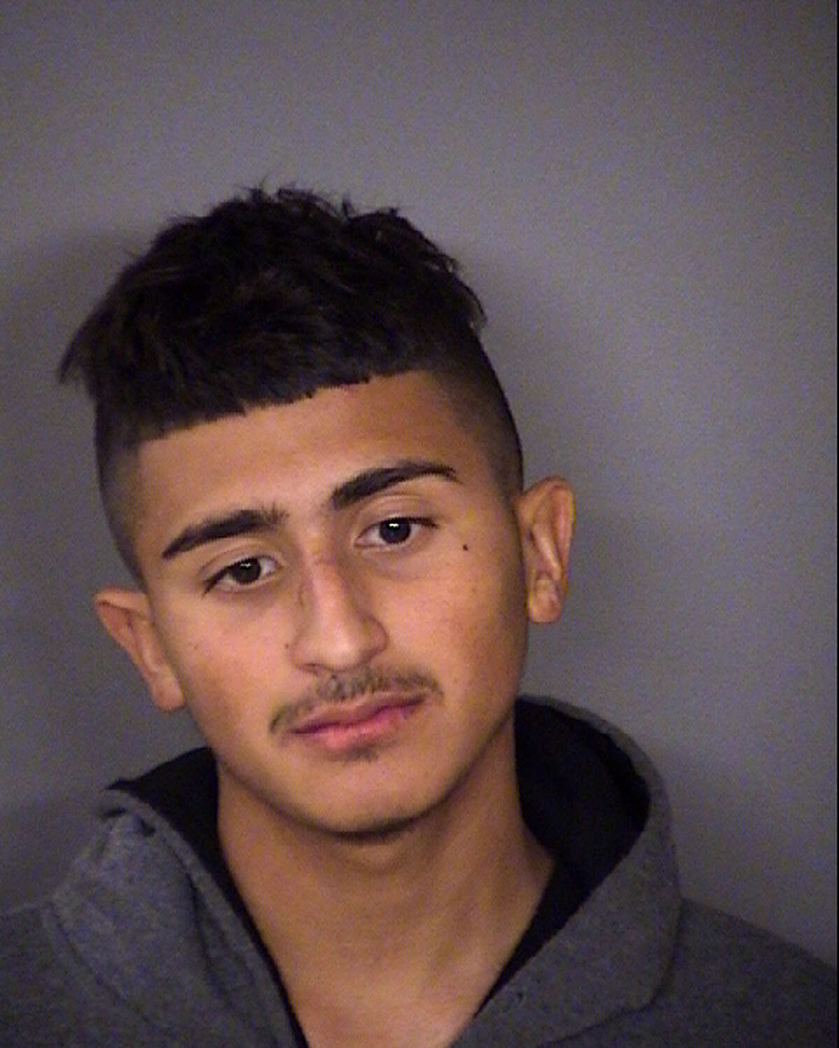 Guadalupe Gil, 18, of San Antonio, was arrested in September 2017 and is accused of impregnating a teenage girl after he allegedly violated a protective order six times in three months. Police said Gil sent the girl's father a video of the couple having sex.