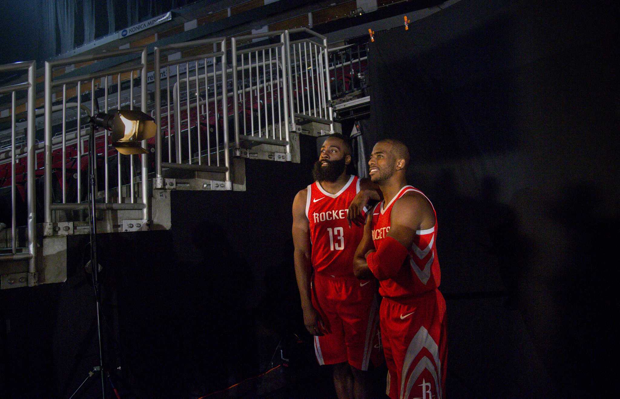 Behind the scenes at Rockets media day