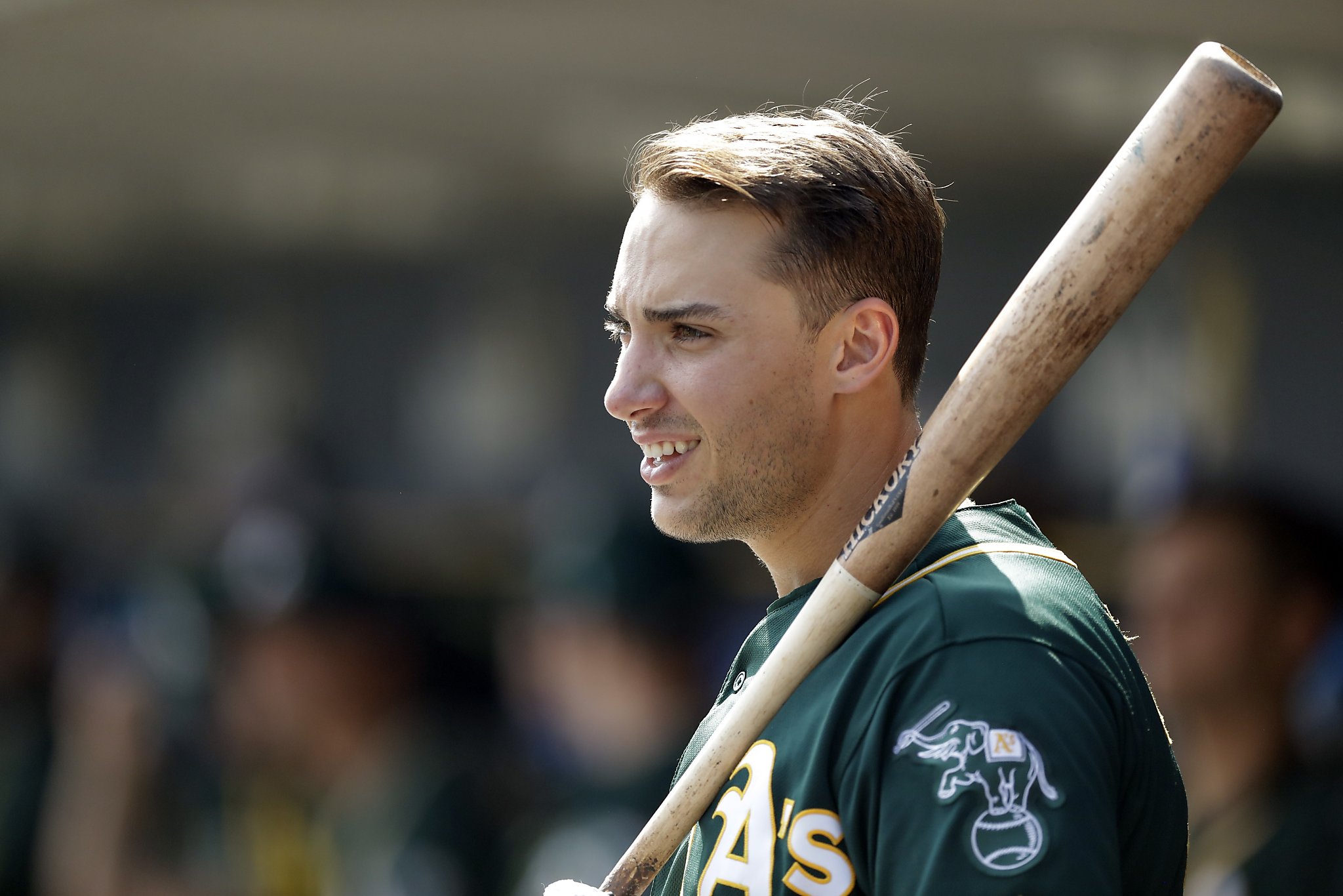 Without Matt Olson in lineup, A’s winning streak ends - SFGate