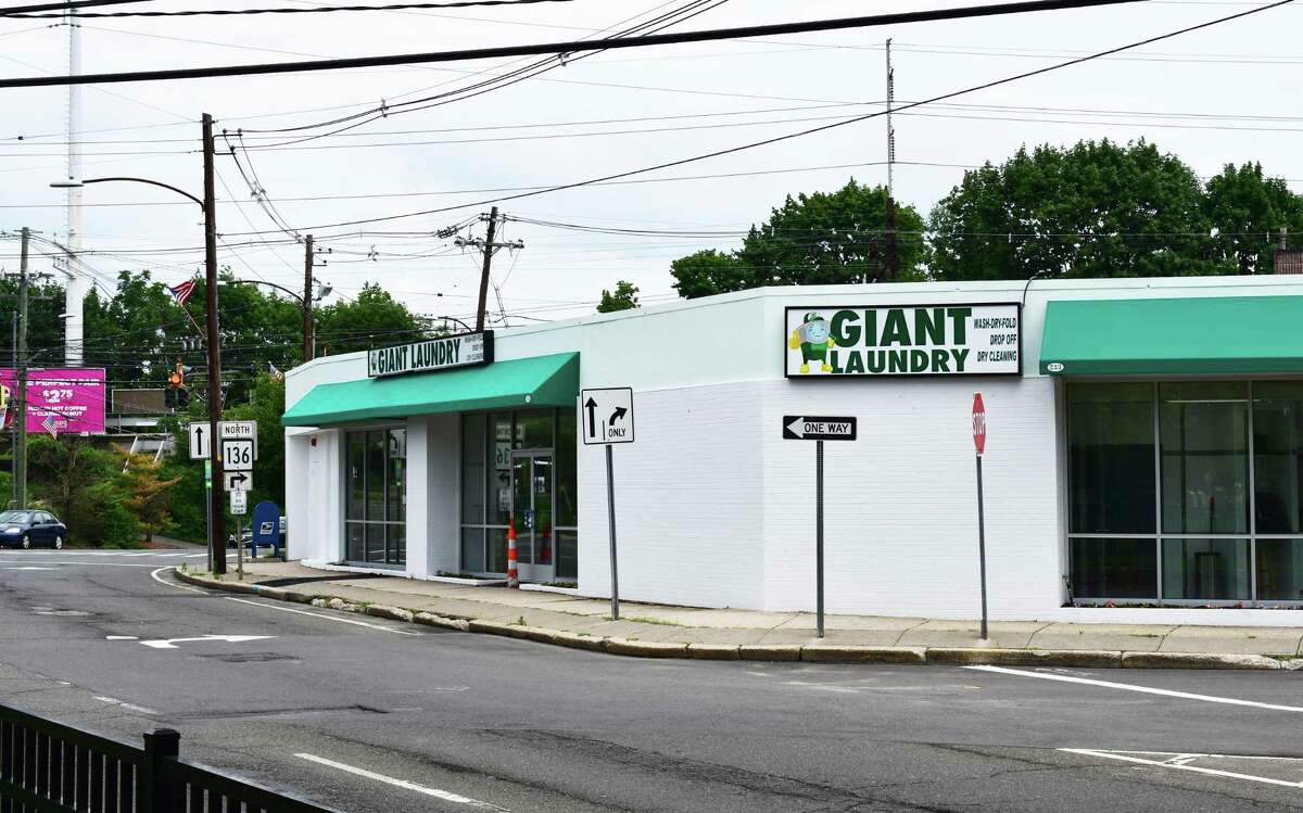 In mid-July 2017, Giant Laundry nears opening at 233 East Ave. in Norwalk, Conn., in space previously occupied by REO Appliance which relocated its showroom into an adjacent storefront. The building was purchased last year by the owner of the Dirty Laundry Laundromat on Main Avenue in Norwalk, with Giant Laundry also having a location in the Bronx. Giant Laundry touts washers that can handle eight times the capacity of conventional machines, also offering dry-cleaning and wash-and-fold services.