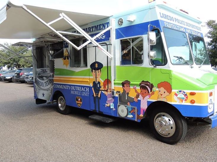 Laredo PD unveils new ice cream truck as gateway for positive
