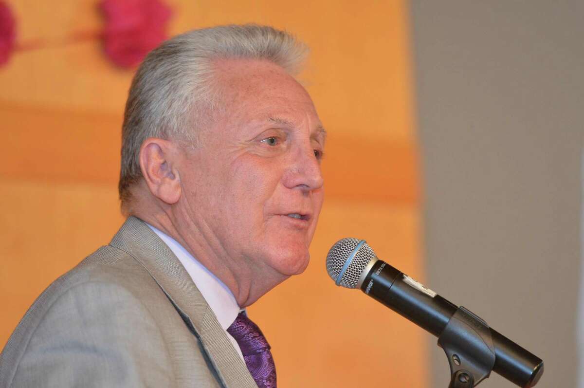Mayor Harry Rilling was the guest speaker at the Mayor’s Perspective Forum at the University of Connecticut’s Stamford campus on Tuesday.
