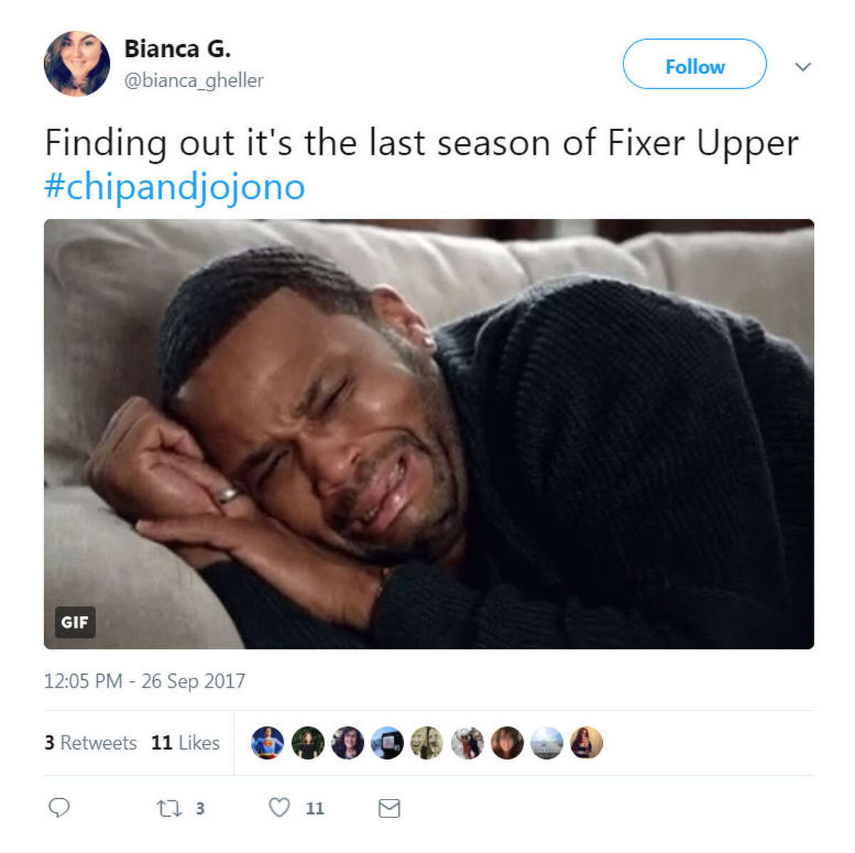 The internet reacts to 'Fixer Upper' ending