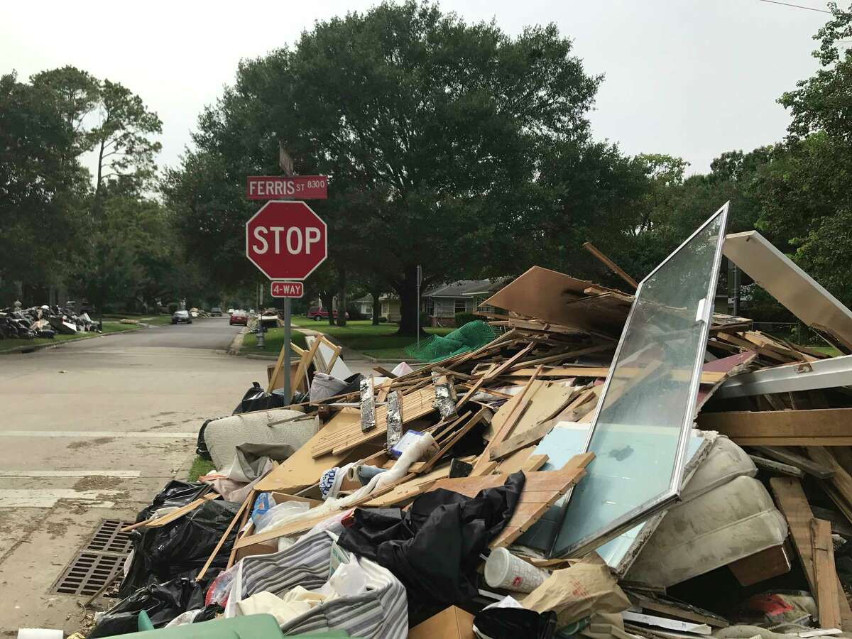 of Bellaire homes damaged by Harvey