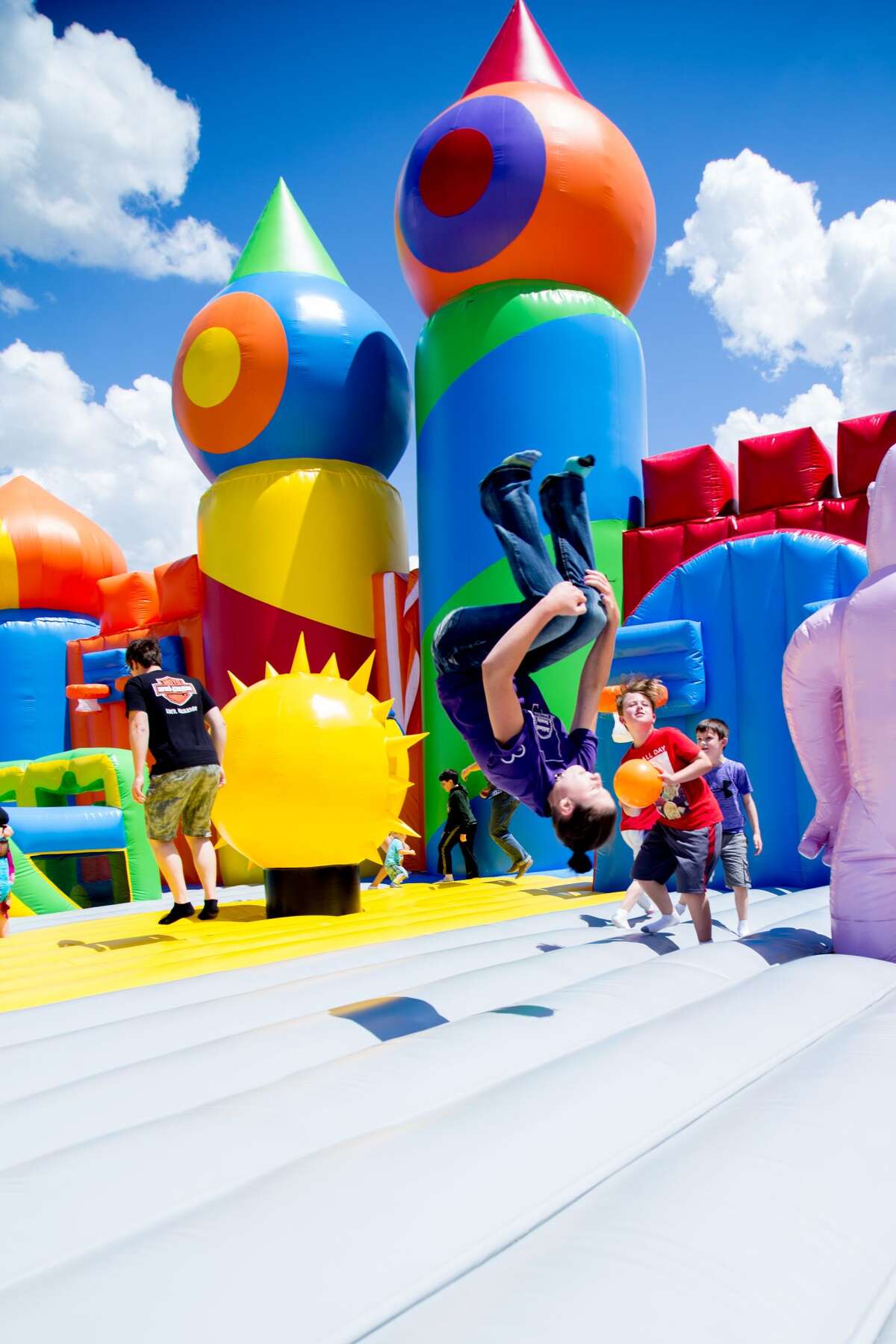 The largest bounce house in the world is coming to Houston for
