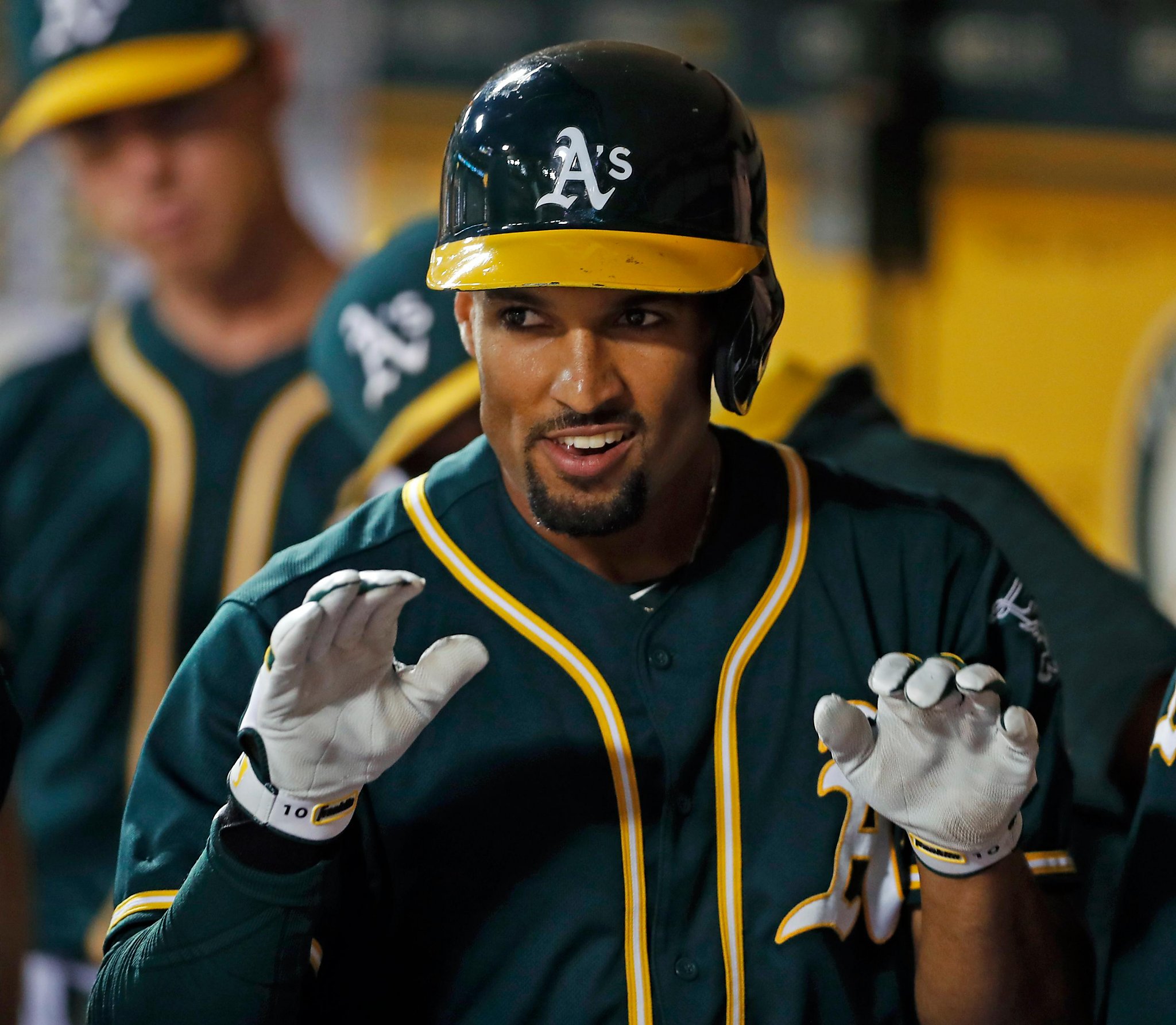 Marcus Semien Oakland Athletics Majestic Home Cool Base Player