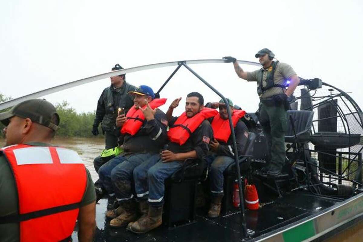 More than 100 stranded oilfield workers were rescued Tuesday in La Salle County. 