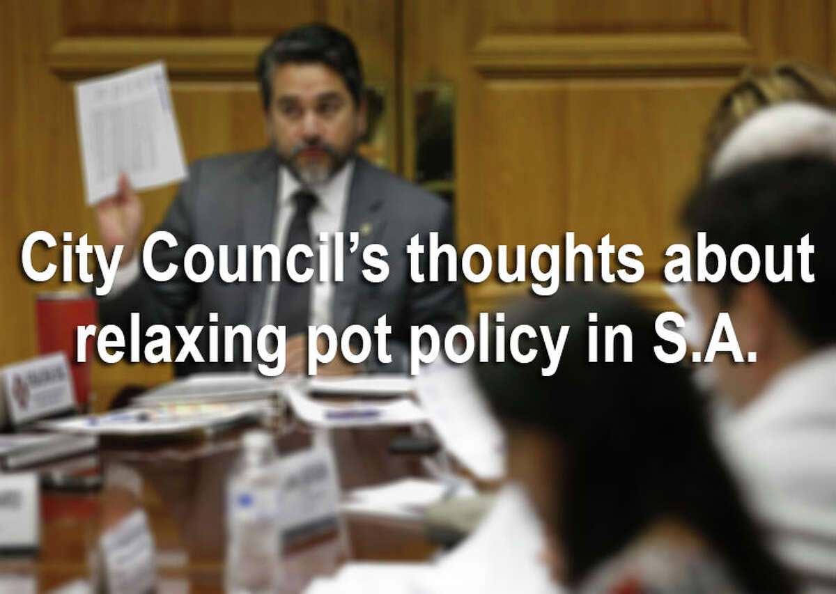 MySA.com surveyed San Antonio's City Council in April 2017 to see their thoughts on a relaxed pot policy. Click ahead to see what they said about lessening punishment for marijuana crimes.