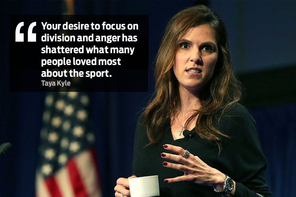 taya kyle letter to nike