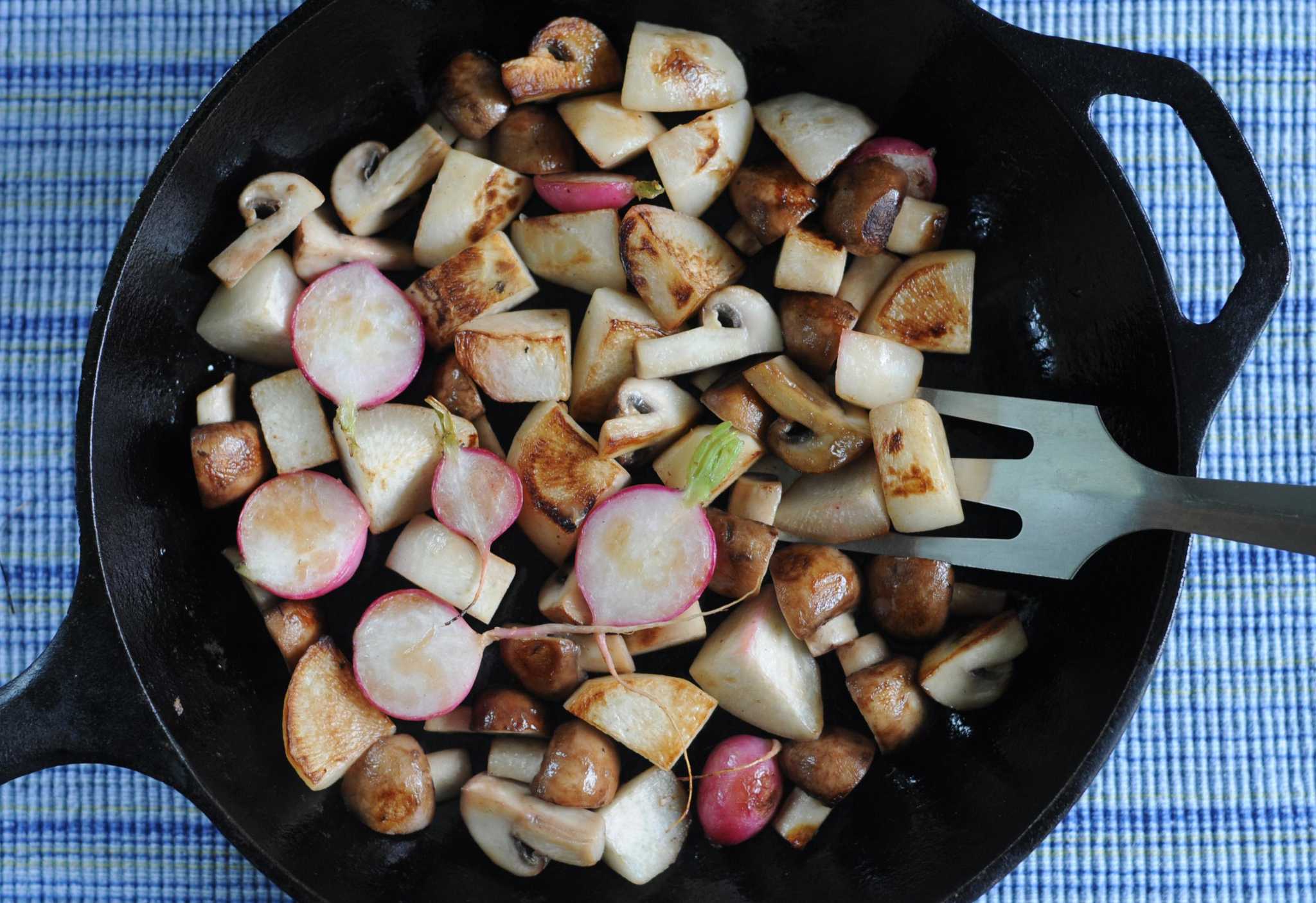 Recipe Chip Thompson’s Radishes and Mushrooms