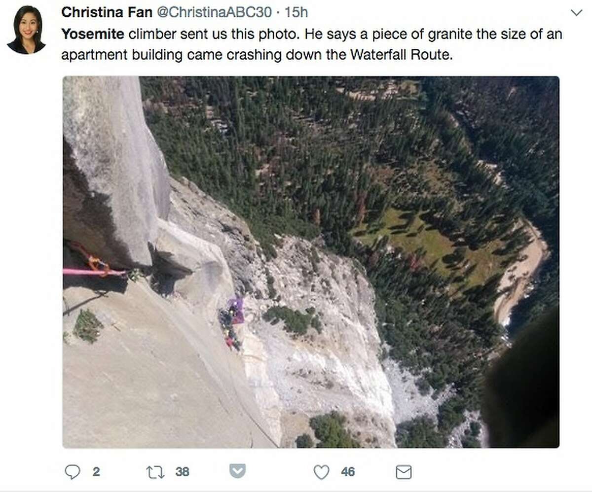 How could anyone survive? Photos show magnitude of Yosemite rockfall