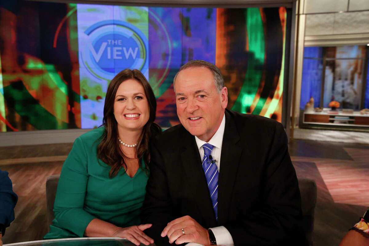Former Arkansas Gov. Mike Huckabee says her proud of the job daughter Sarah Huckabee Sanders is doing as White House press secretary for President Trump.﻿