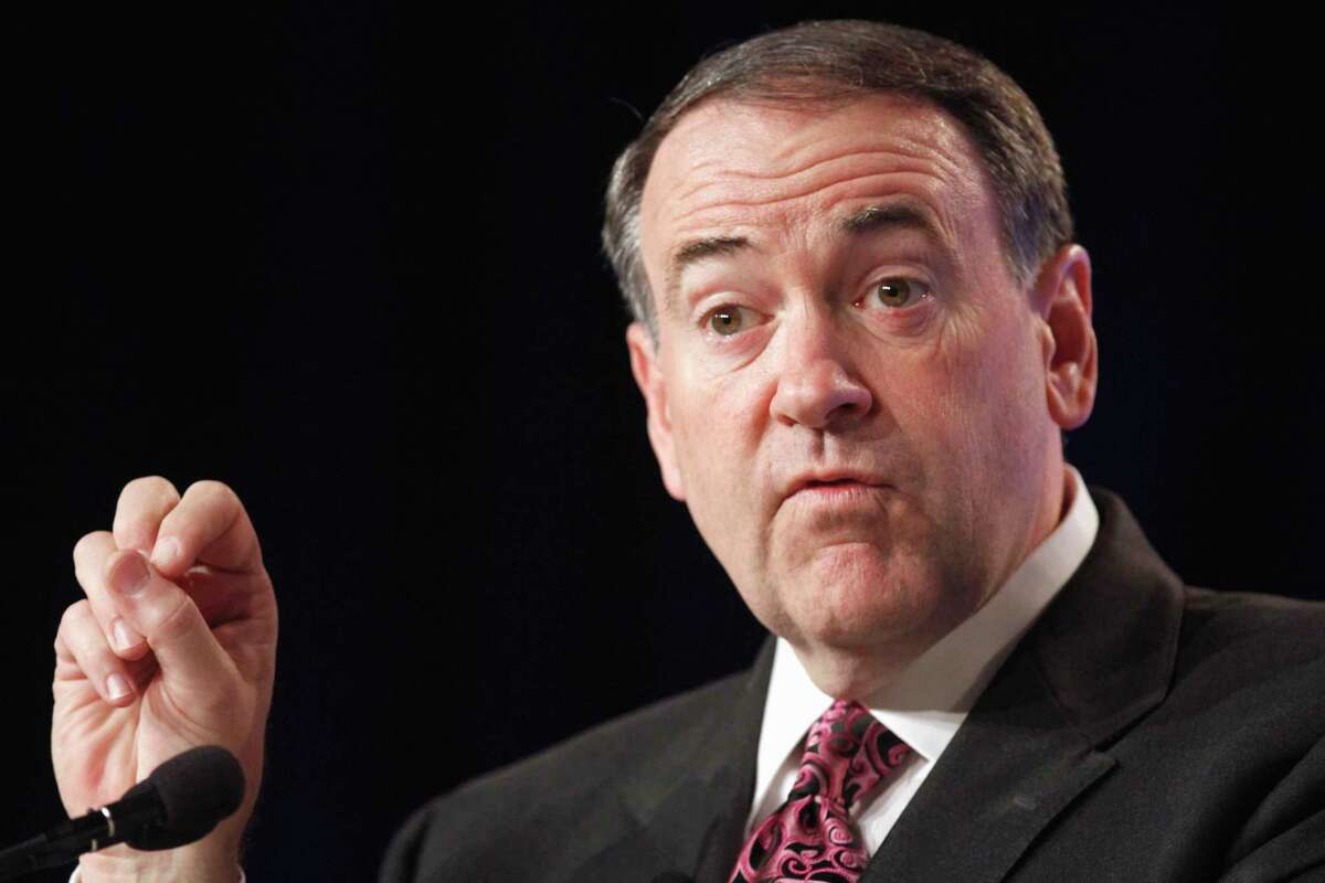 FILE - In this Sept. 17, 2010, file photo, former Arkansas Gov. Mike Huckabee speaks in Washington. The jockeying to find a nominee to challenge President Barack Obama is a crowded, unsettled affair, but one thing's clear: It will be more conservative, to tp bottom, than was the Republican Primary four years ago, and several before that. (AP Photo/Jacquelyn Martin, File)