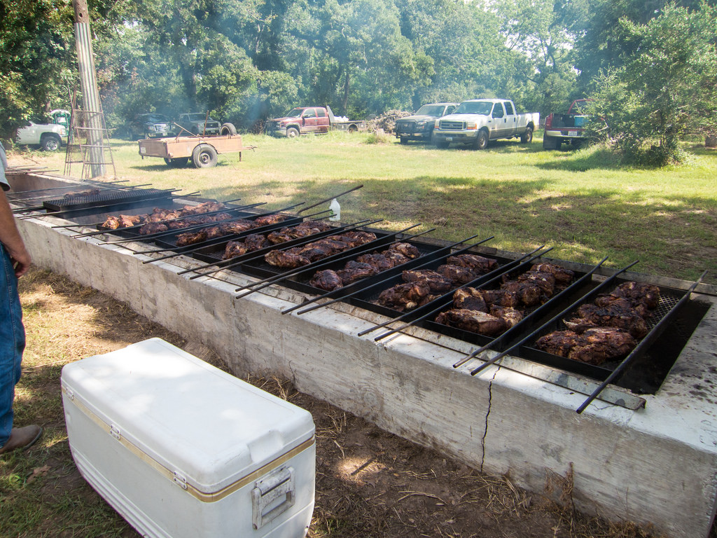 Barbecue ovens were original appliances used to cook meat