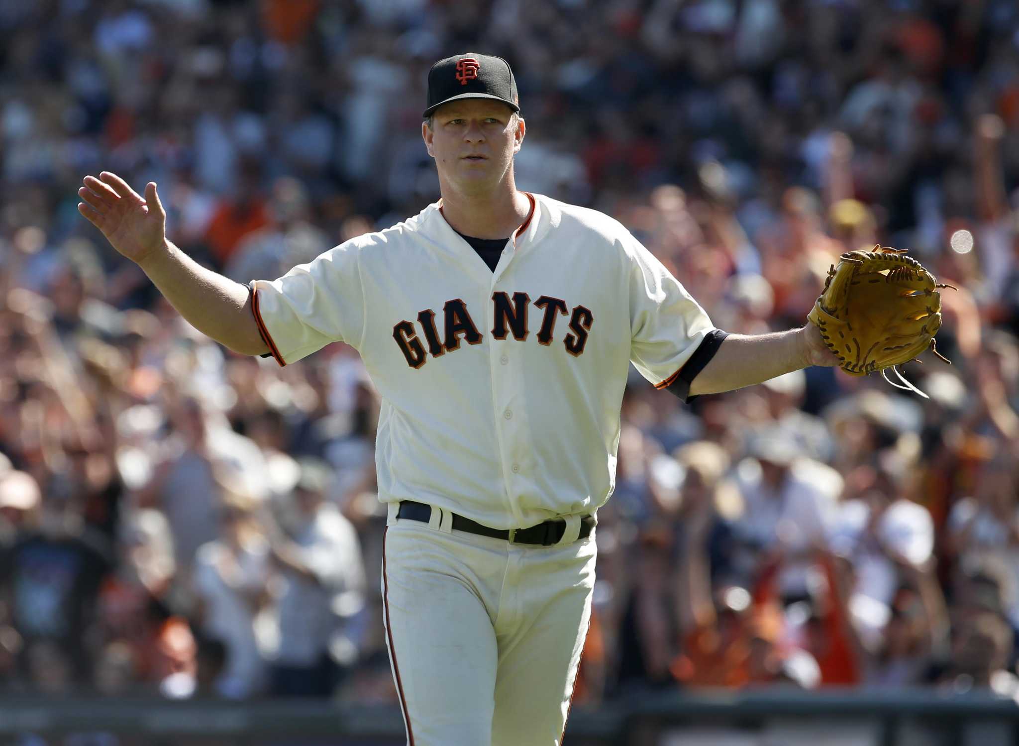 Giants' Matt Cain ends career with five shutout innings in loss