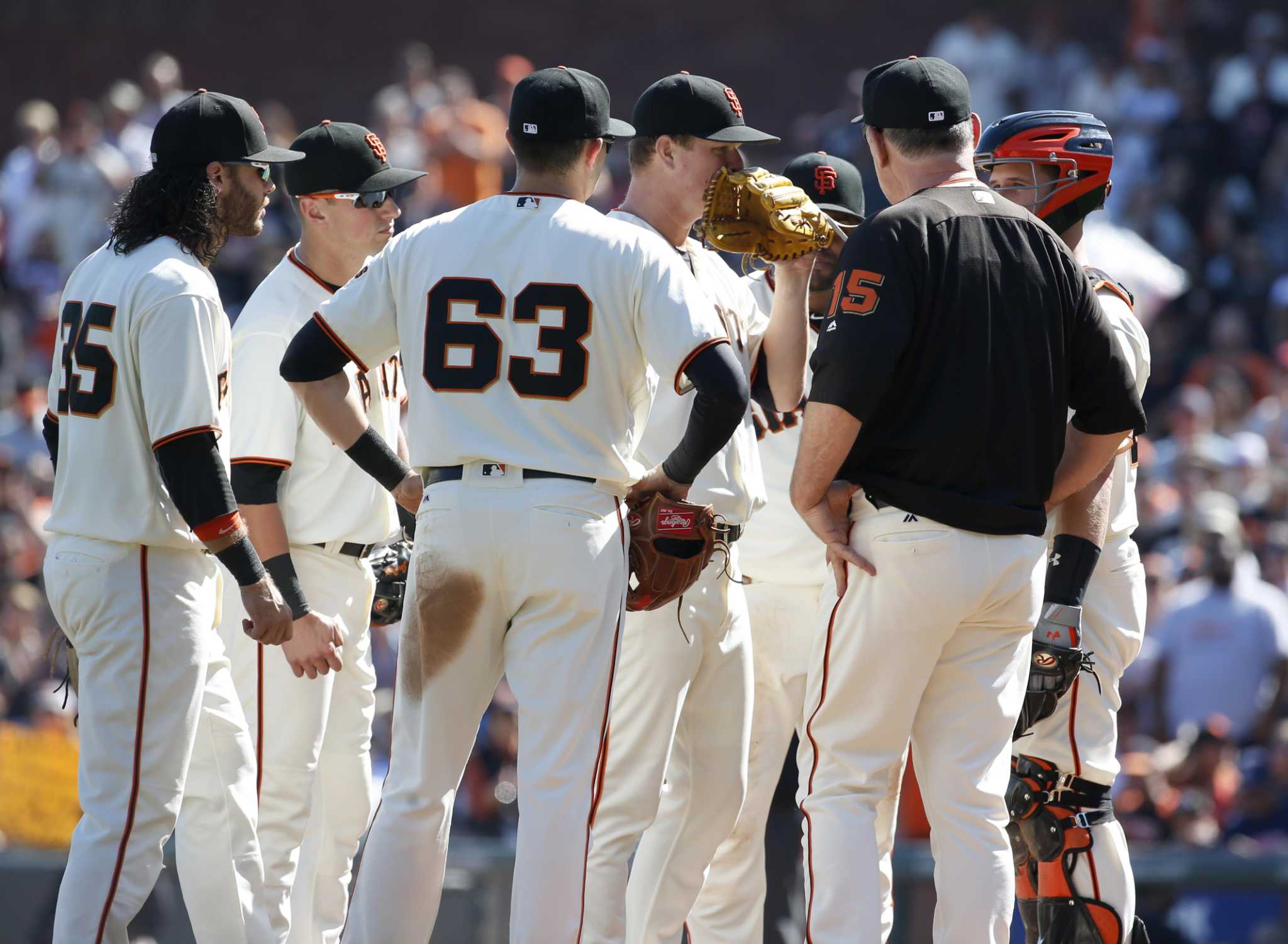 Giants' Matt Cain ends career with five shutout innings in loss