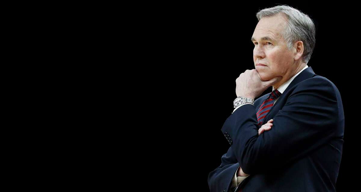 Houston Rockets head coach Mike D'Antoni watches his players during the first half of Game 2 of the second-round of the Western Conference NBA playoffs at AT&T Center, Wednesday, May 3, 2017, in San Antonio. ( Karen Warren / Houston Chronicle )