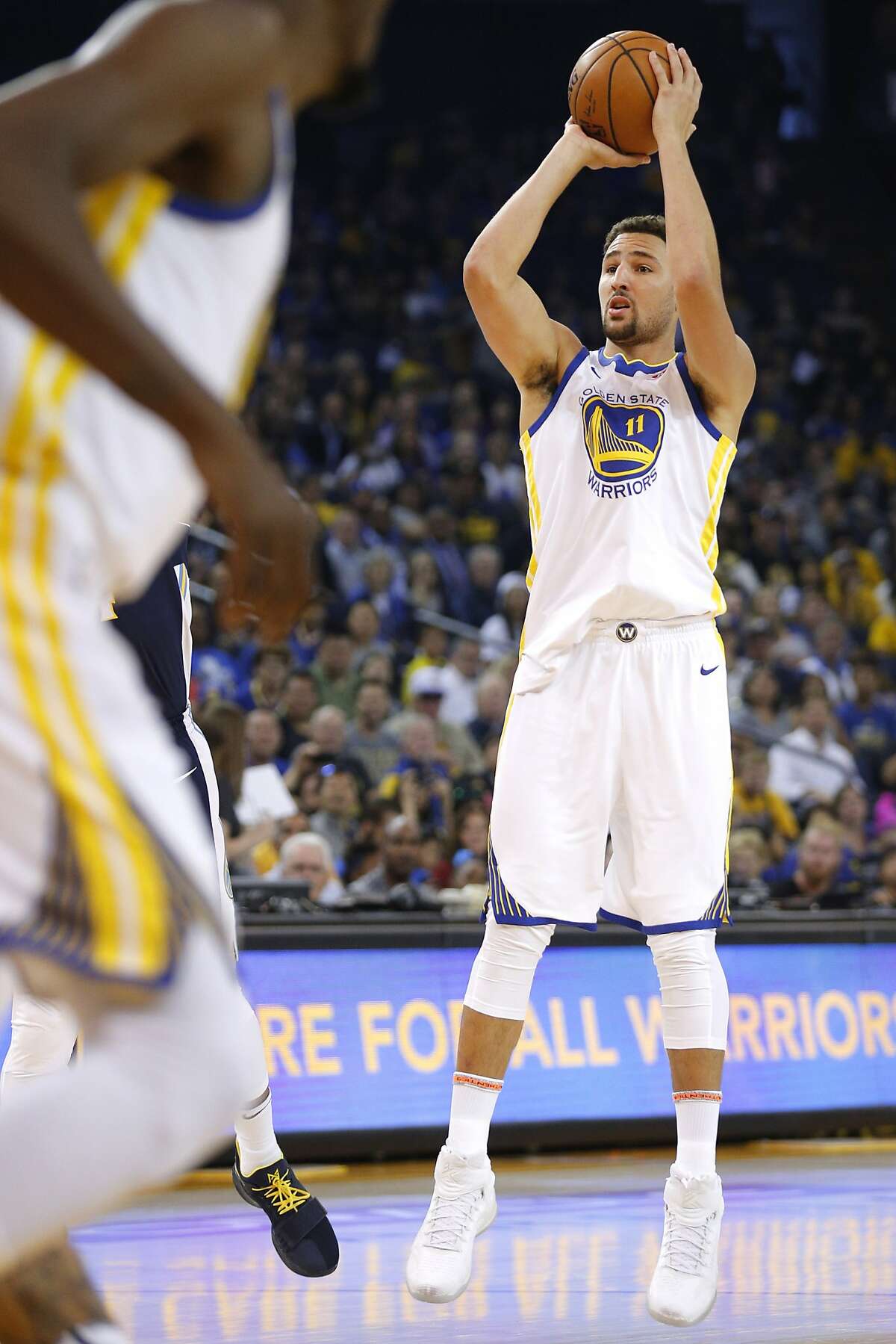 Kevin Durant says Klay Thompson skipped practice the day before he put