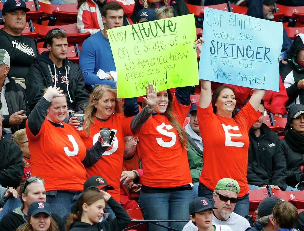 Local residents cheer on Red Sox at Boston rally