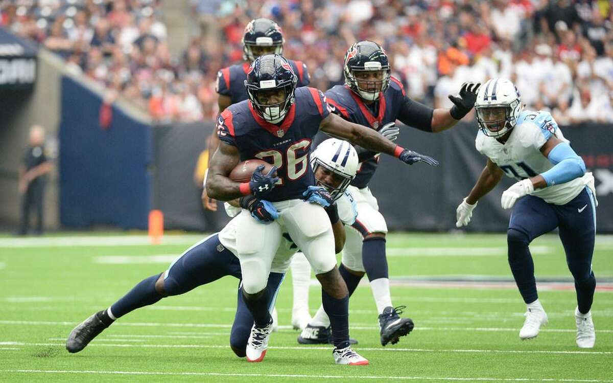 Texans' Lamar Miller scores touchdown in healthy return