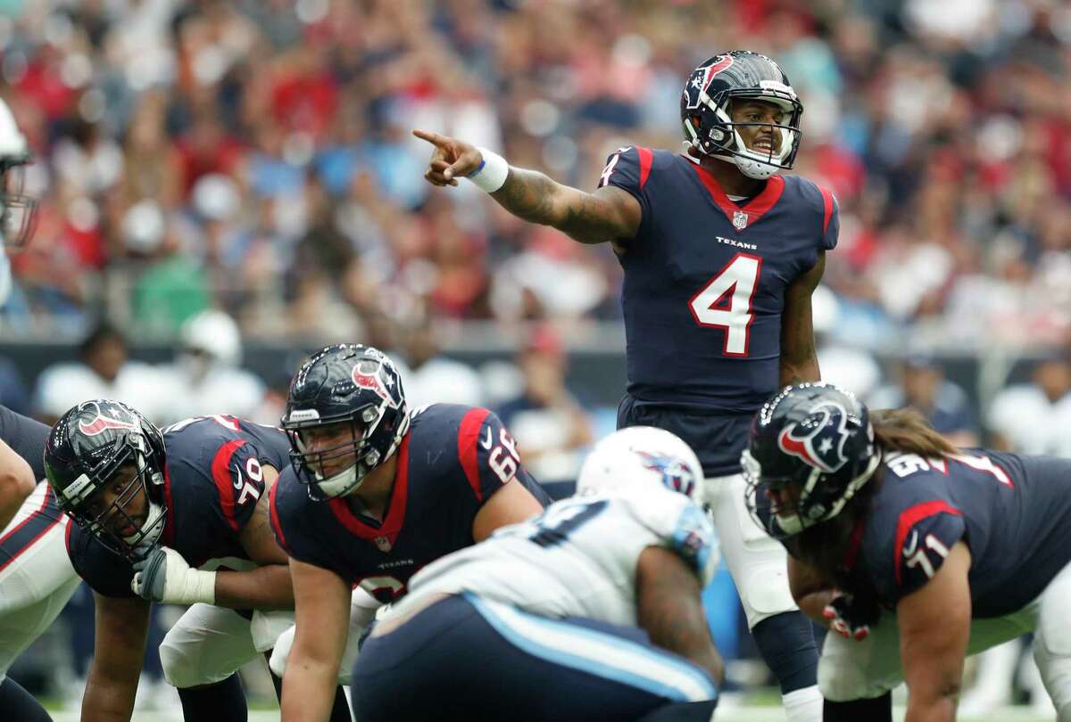 With rookie quarterback quarterback Deshaun Watson leading way, the Texans routed the Titans.