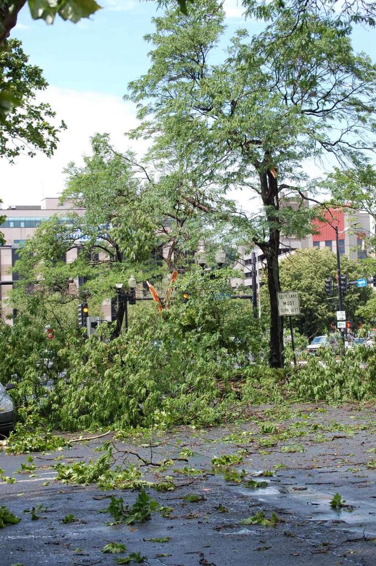 Possible tornado wallops Bridgeport, region