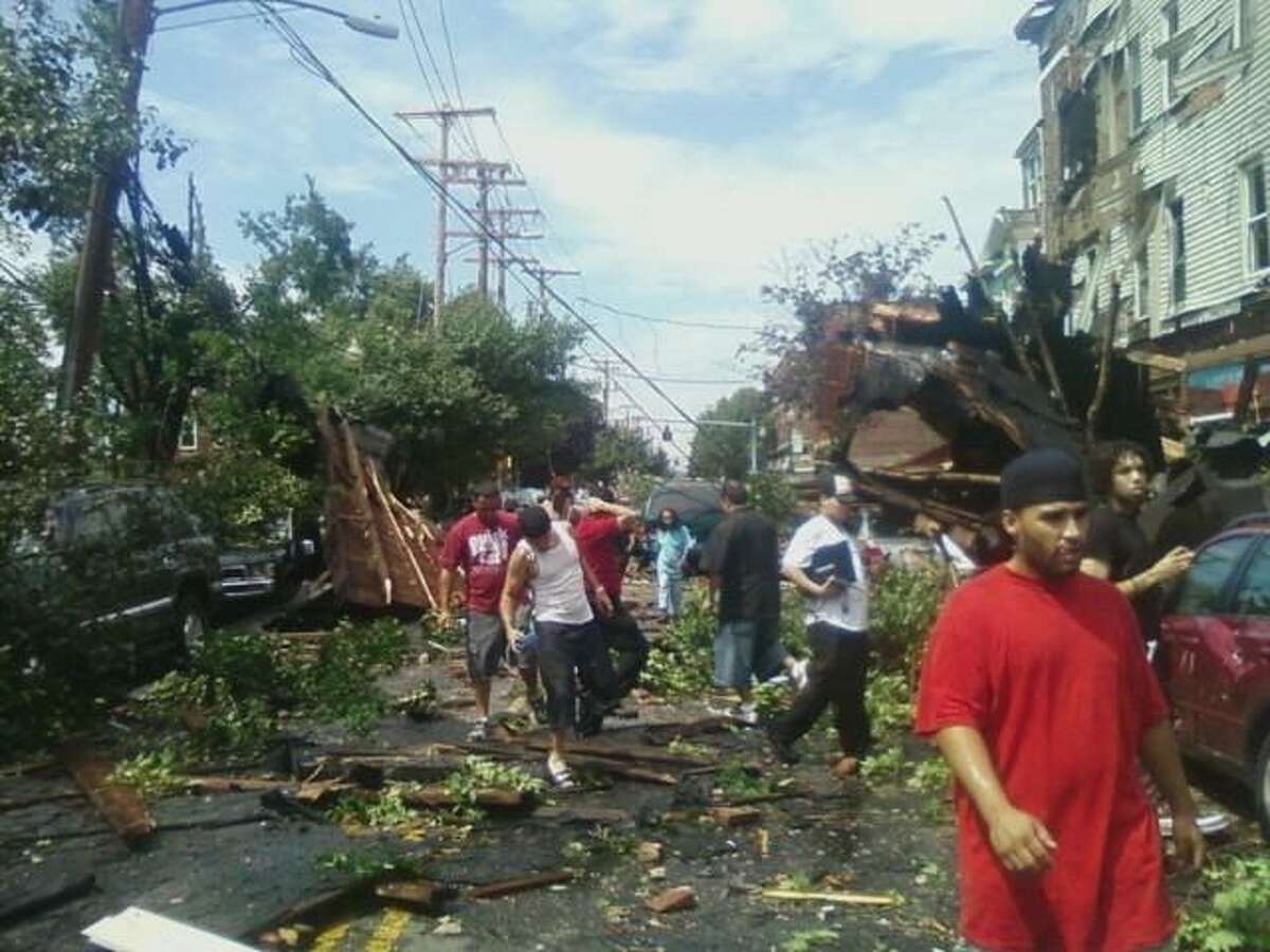 Possible tornado wallops Bridgeport, region
