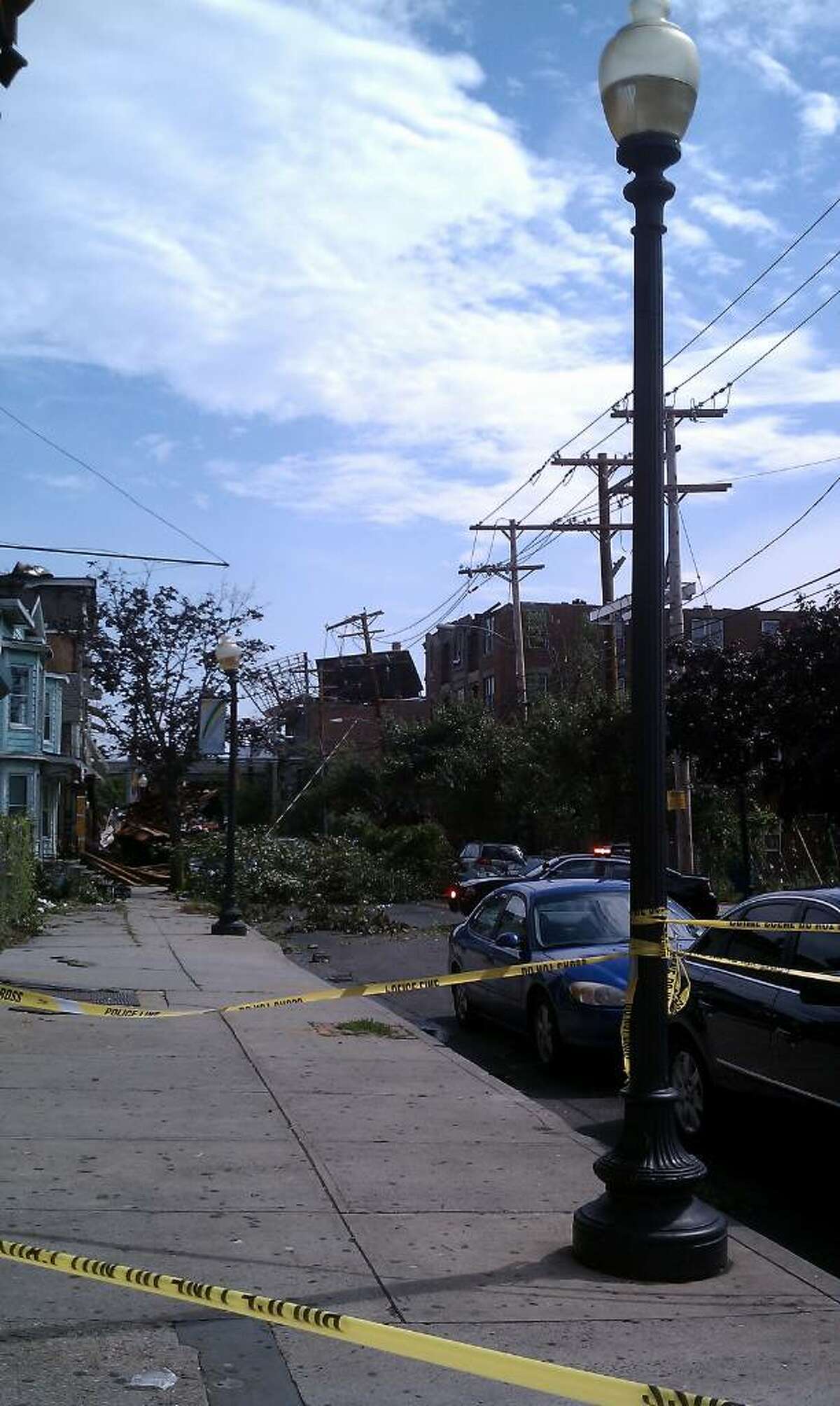Possible tornado wallops Bridgeport, region