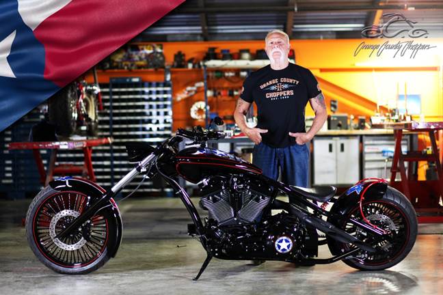 Orange County Choppers' Texas Strong motorcycle to be auctioned for