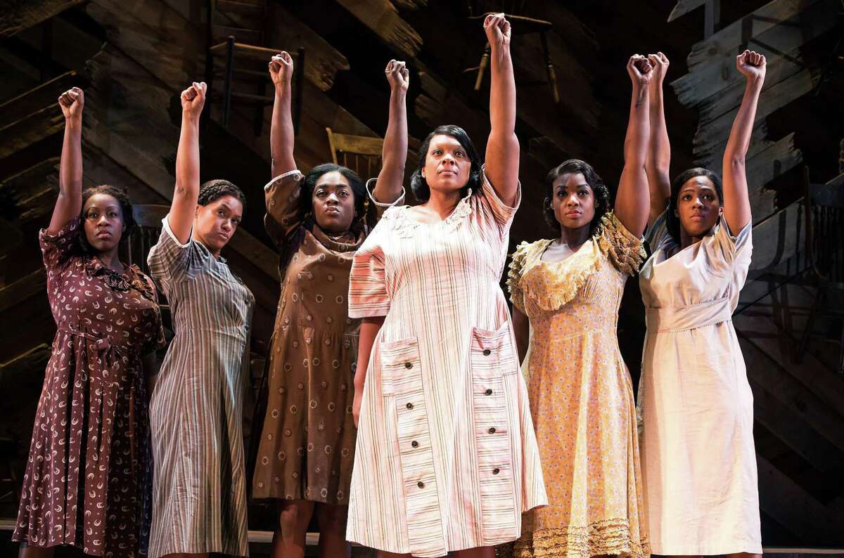 A scene from the Broadway production of "The Color Purple: The Musical." (Publicity photo by Matthew Murphy/The Color Purple.)