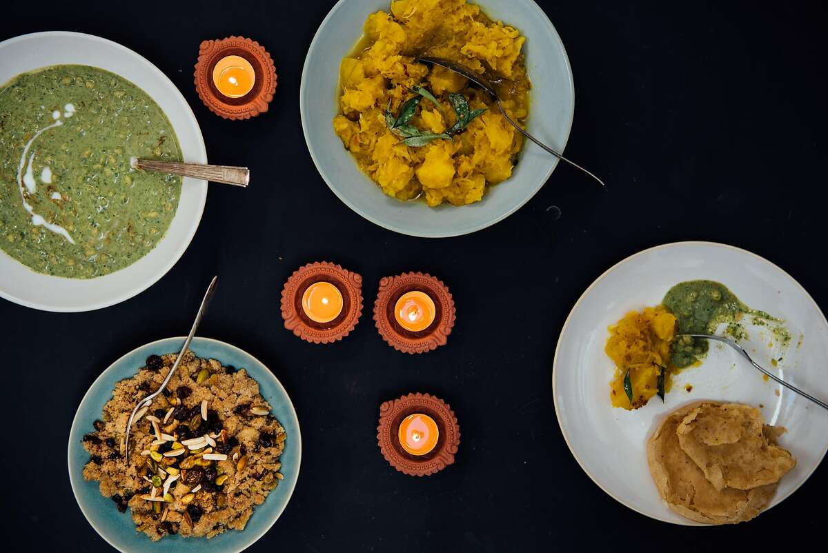 Dishes for a Diwali feast