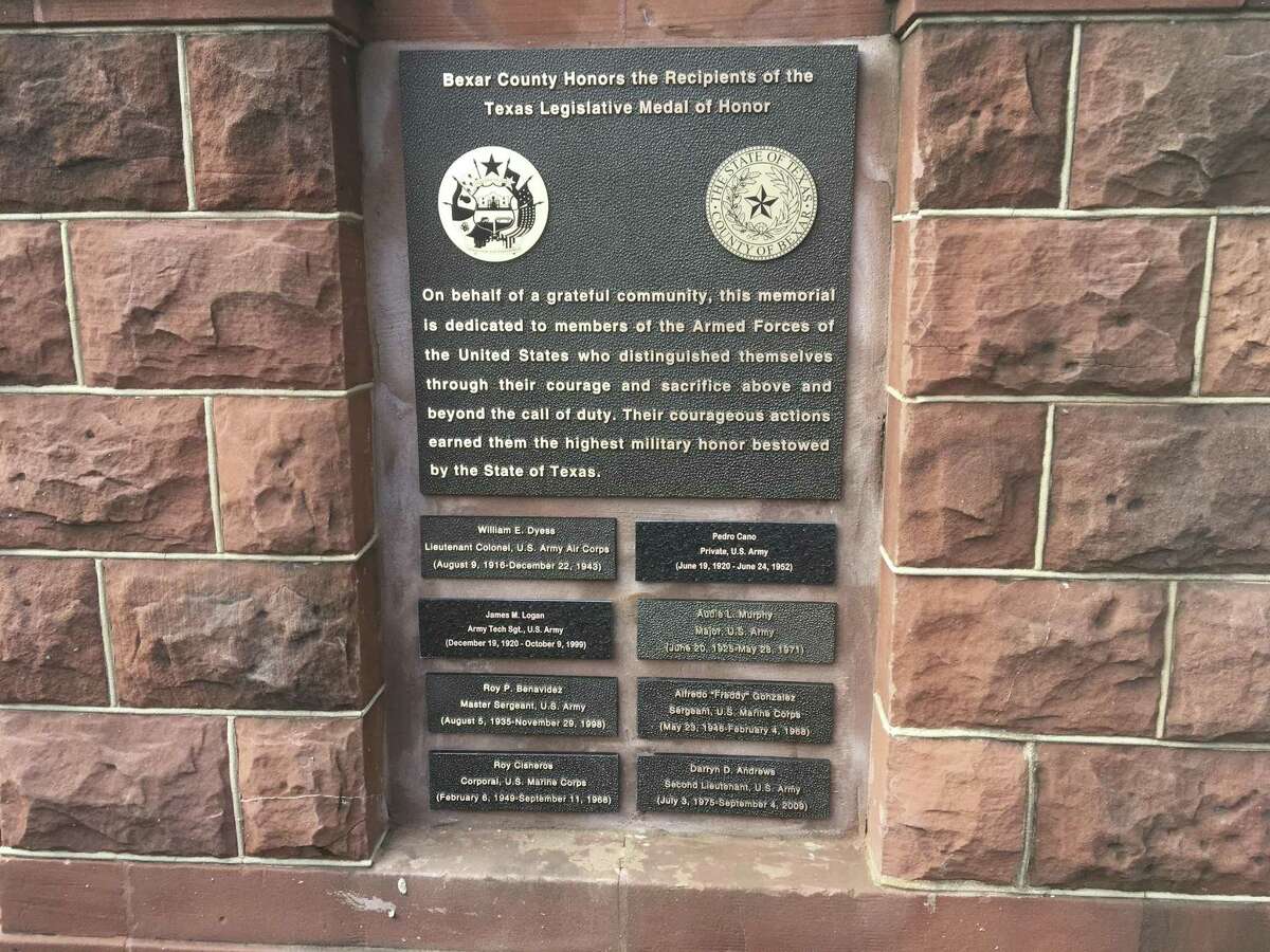 Recipients Of Highest Texas Military Honor Get Memorial Outside Bexar County Courthouse